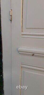 Porte 81.2x212 et cadre, bâti de communication ancienne bois old door and frame