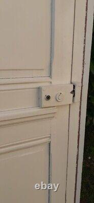 Porte 81.2x212 et cadre, bâti de communication ancienne bois old door and frame