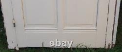 Porte 81.2x212 et cadre, bâti de communication ancienne bois old door and frame