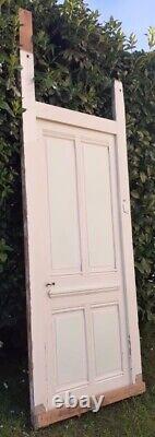 Porte 81.2x212 et cadre, bâti de communication ancienne bois old door and frame