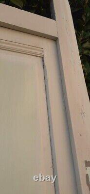 Porte 81.2x212 et cadre, bâti de communication ancienne bois old door and frame