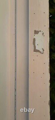Porte 81.2x212 et cadre, bâti de communication ancienne bois old door and frame