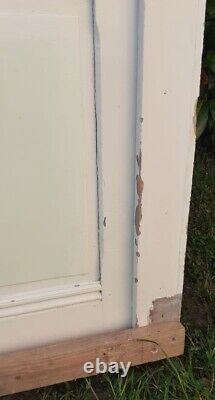Porte 81.2x212 et cadre, bâti de communication ancienne bois old door and frame