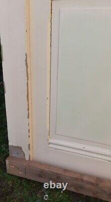 Porte 81.2x212 et cadre, bâti de communication ancienne bois old door and frame