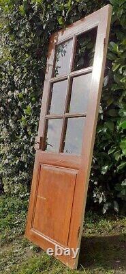 Porte 81,5x190cm vitrée ancienne carreaux Old Door 81,5x190cm glazed tiles
