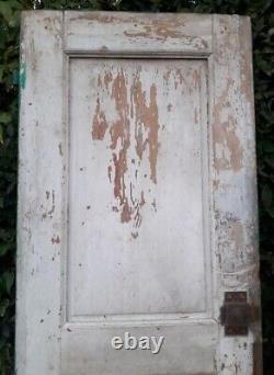Porte H186,5xL75cm moulurée XVIII° intérieur, de communication Door molded