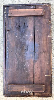 Porte ancienne XVIIIe 100 x 58 placard armoire coffre