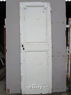 Porte communication Angles rentrants Louis XVI bois pin ancienne 72 x 212 cm