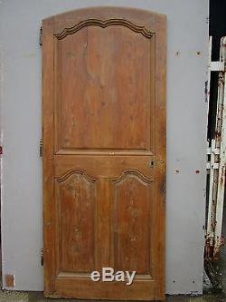 Porte communication chantourné Louis XV bois pin ancienne largeur 82 ht 195 cm