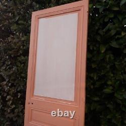 Porte communication h215xL75,5cm ancienne panneautée moulurée bois antique door