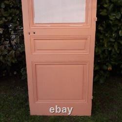 Porte communication h215xL75,5cm ancienne panneautée moulurée bois antique door