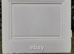 Porte communication h221,5x90cm ancienne panneautée moulurée bois antique door