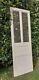 Porte Communication Vitrée Translucide H233,5xl84,5 Ancienne Xx° Old Glass Door