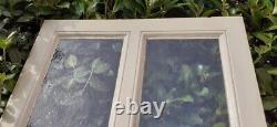 Porte communication vitrée translucide H233,5xL84,5 ancienne XX° old glass door