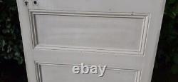 Porte communication vitrée translucide H233,5xL84,5 ancienne XX° old glass door