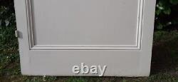 Porte communication vitrée translucide H233,5xL84,5 ancienne XX° old glass door