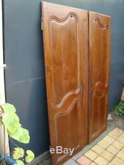 Porte d'armoire chêne ancienne