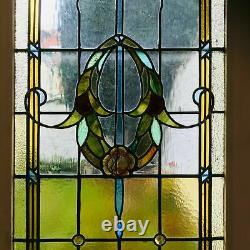 Porte de séparation a imposte en vitrail Art Déco Epoque 1900