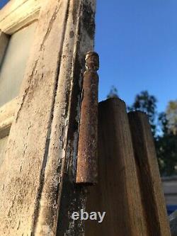 Porte double ancienne en chêne