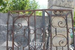 Porte fer forgé XIX siècle décoration cache radiateur autre