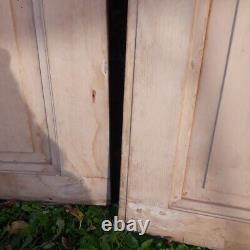 Portes coulissantes anciennes paire plus une Antique Sliding Doors Pair Plus Old