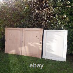 Portes coulissantes anciennes paire plus une Antique Sliding Doors Pair Plus Old