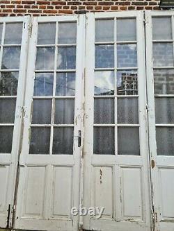 Portes de séparation vitrées en sapin