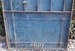 Portillon jardin H247x110cm ancien porte extérieure fer plein Old garden gate