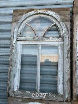 Quatre fenêtres a a impostes en sapin massif XIX siècle Portes Fenêtres