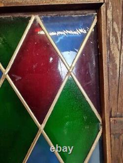 Rare châssis de fenêtre époque 19eme en bois massif