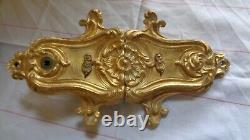 SERRURE DOUBLE STYLE L XV RIVAIN à PARIS SANS CLEF BRONZE N°SR27