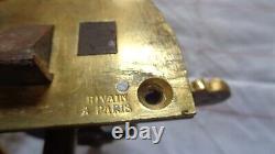 SERRURE DOUBLE STYLE L XV RIVAIN à PARIS SANS CLEF BRONZE N°SR27