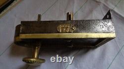 Serrure Acier Et Bronze St LXVI Et Sa Poignee Fv- Sans Gache Et Clef Sr70