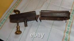 Serrure Et Gache Acier Et Bronze St LXVI St Sans Clef Et 2 Poignees Sr41
