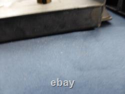 Serrure clef gâche fer laiton JPM Porte Pousse gauche Stock ancien Carré 6