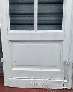 Suite de quatre portes de passage a petits carreaux XX siècle