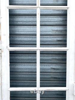 Suite de quatre portes de passage a petits carreaux XX siècle