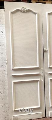Suite de trois portes de passage moulurées a double faces XIX siècle