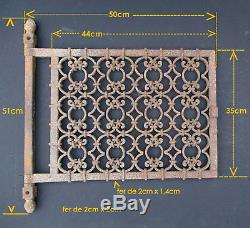 Superbe Travail de ferronnerie un Portillon / art populaire travail maitrise