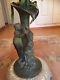 Vase, Sculpture De Bronze Art Nouveau Richard De Aurili 1834-1914