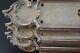 Vintage Louis Xvi Cleanliness Plates In Solid Gilded Bronze Stamped Rg. Lot Of 4